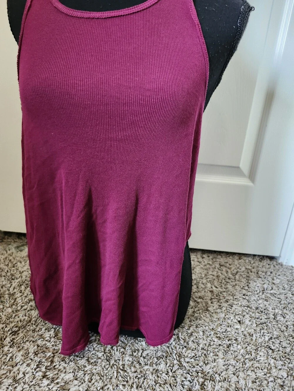 Intimately Free People Women’s Ribbed Tank Top - Wine S